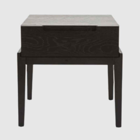 Wooden Bedside Cabinet 50cm Wide With 1 Drawer - Orchid