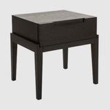 Wooden Bedside Cabinet 50cm Wide With 1 Drawer - Orchid