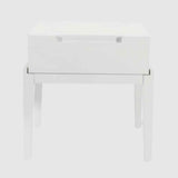 Wooden Bedside Cabinet 50cm Wide With 1 Drawer - Orchid