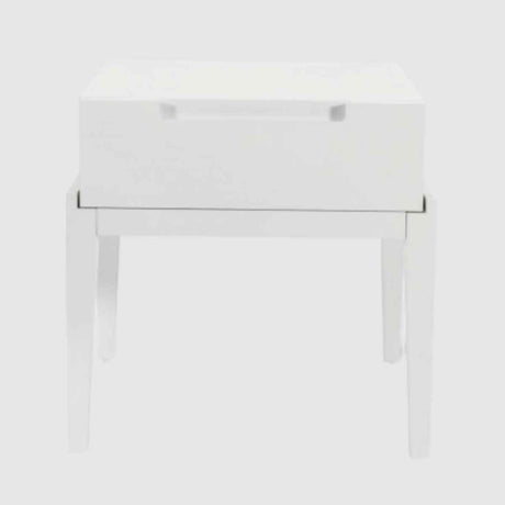 Wooden Bedside Cabinet 50cm Wide With 1 Drawer - Orchid