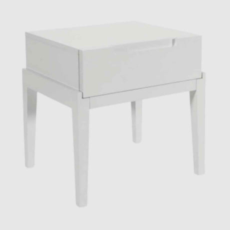 Wooden Bedside Cabinet 50cm Wide With 1 Drawer - Orchid