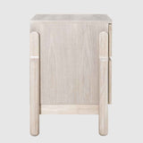 Wooden Bedside Cabinet 57cm Wide With 2 Drawers - Whisper