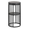 Wooden Bedside Cabinet Round - Strington