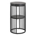 Wooden Bedside Cabinet Round - Strington