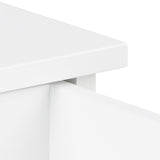 Wooden Bedside Cabinet Square Wall Hung With 1 Drawer - Avignon