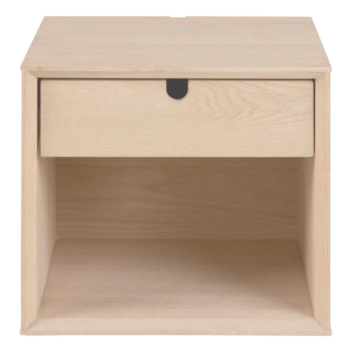 Wooden Bedside Cabinet Wall Mounted With 1 Drawer And Shelf - Century
