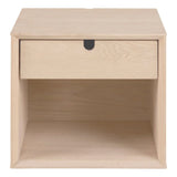 Wooden Bedside Cabinet Wall Mounted With 1 Drawer And Shelf - Century