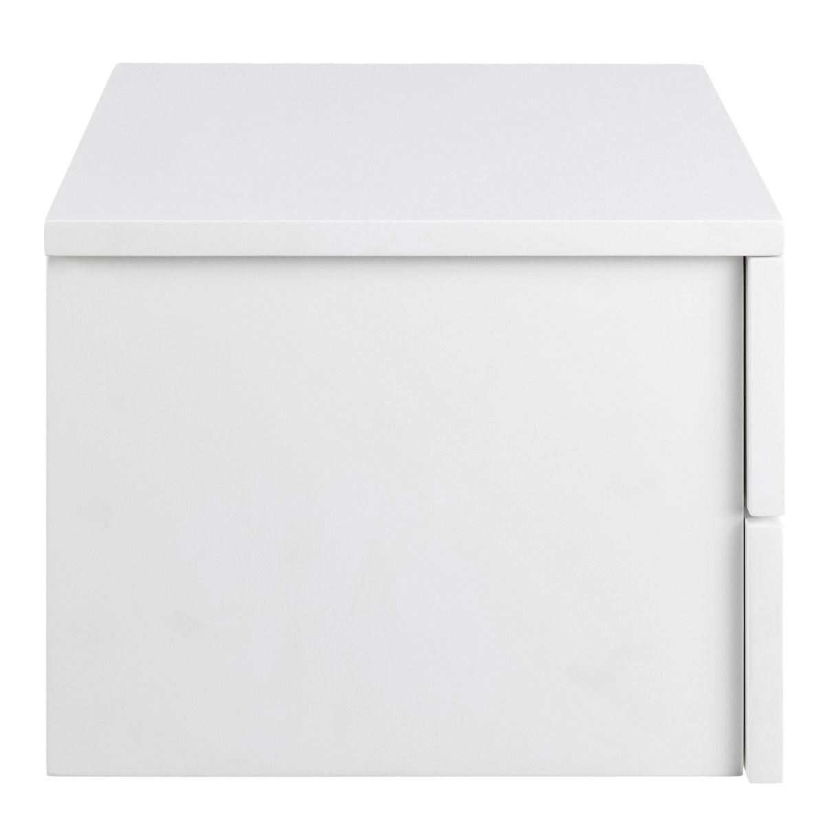 Wooden Bedside Cabinet Wall Hung With 2 Drawers - Avignon