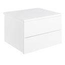 Wooden Bedside Cabinet Wall Hung With 2 Drawers - Avignon