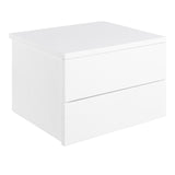 Wooden Bedside Cabinet Wall Hung With 2 Drawers - Avignon