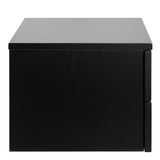 Wooden Bedside Cabinet Wall Hung With 2 Drawers - Avignon