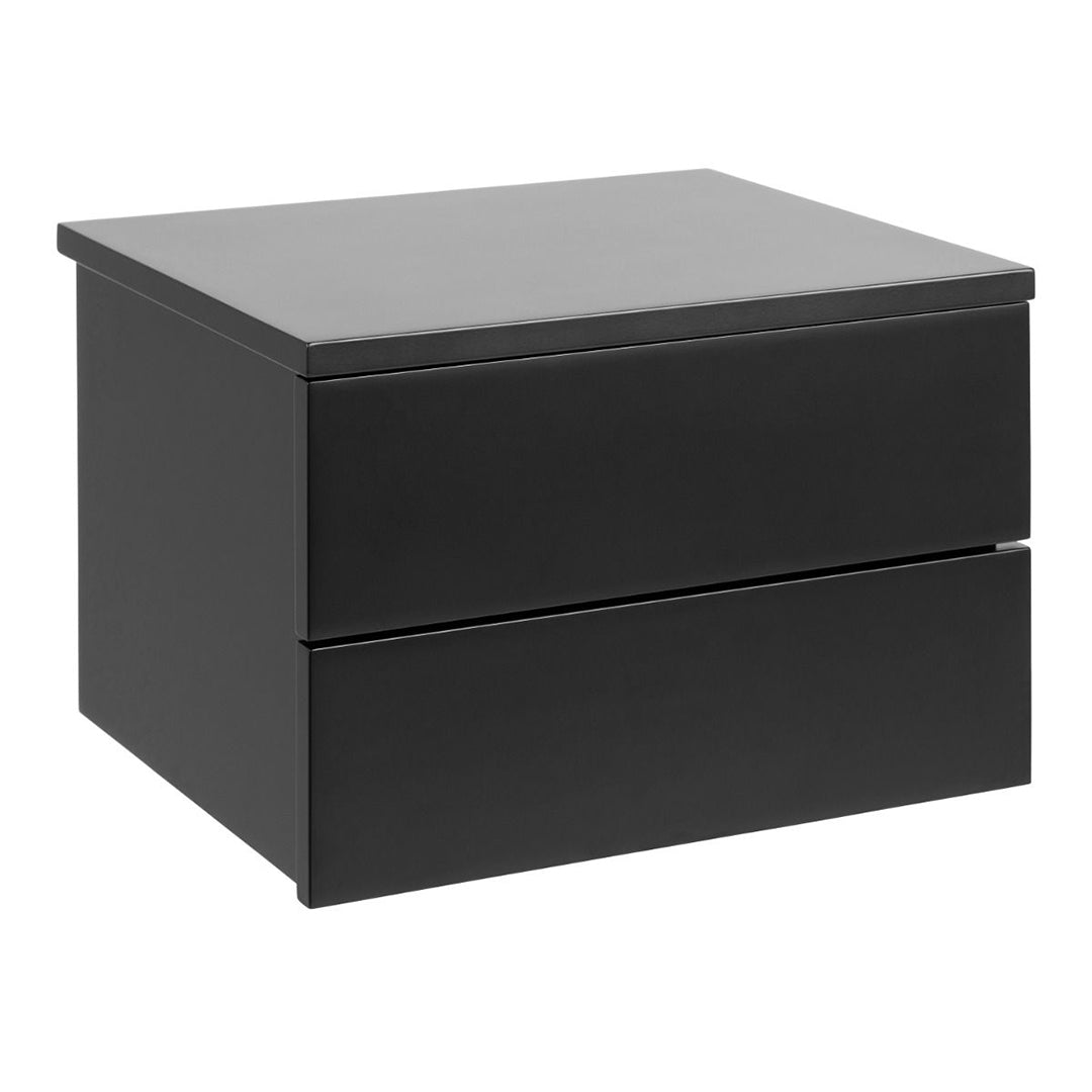 Wooden Bedside Cabinet Wall Hung With 2 Drawers - Avignon