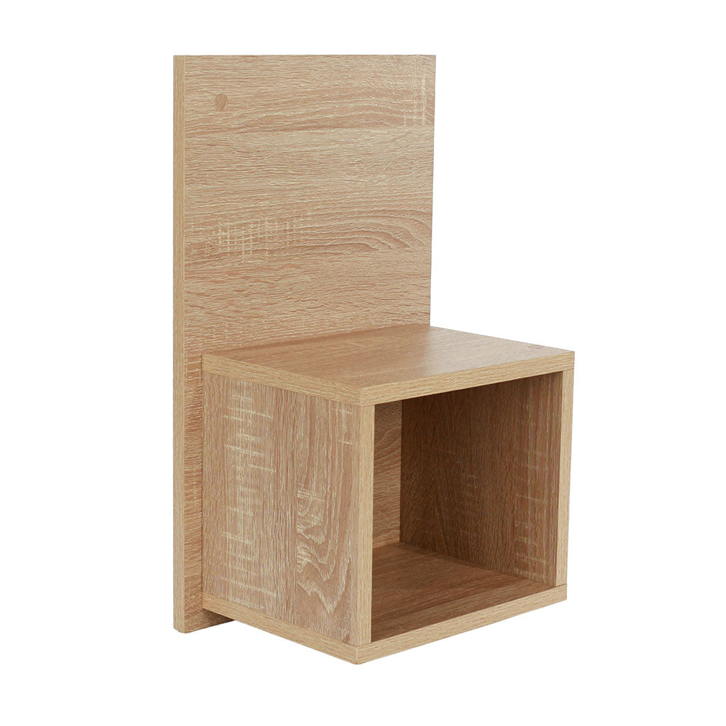 Wooden Bedside Cabinet Wall Hung in Set Of 2 - Kelly