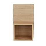 Wooden Bedside Cabinet Wall Hung in Set Of 2 - Kelly