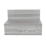 Wooden Bedside Cabinet Wall Hung With 1 Drawer in Set Of 2 - Kelly