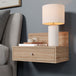 Wooden Bedside Cabinet Wall Hung With 1 Drawer in Set Of 2 - Kelly