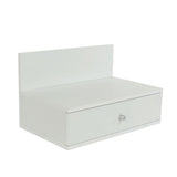 Wooden Bedside Cabinet Wall Hung With 1 Drawer in Set Of 2 - Kelly