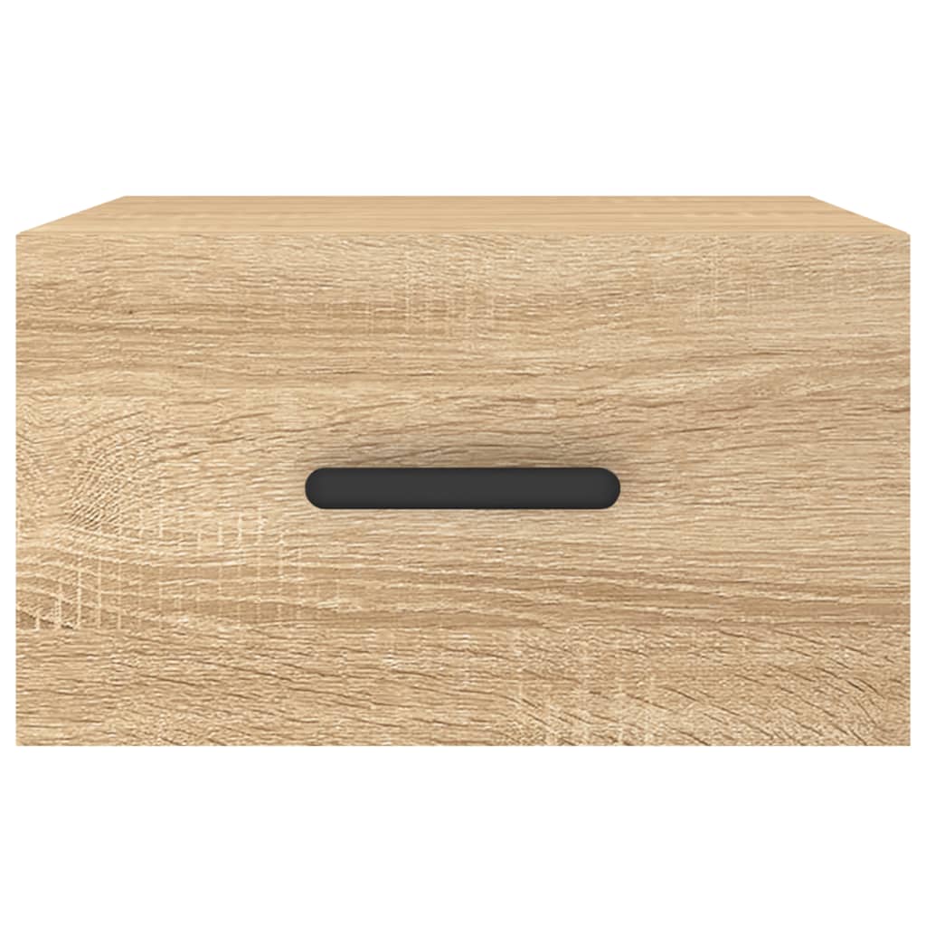Wooden Bedside Cabinet Wall Mouted - Vantage Home