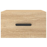 Wooden Bedside Cabinet Wall Mouted - Vantage Home