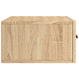 Wooden Bedside Cabinet Wall Mouted - Vantage Home