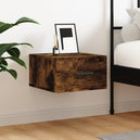 Wooden Bedside Cabinet Wall Mouted - Vantage Home