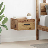 Wooden Bedside Cabinet Wall Mouted - Vantage Home