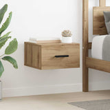 Wooden Bedside Cabinet Wall Mouted - Vantage Home