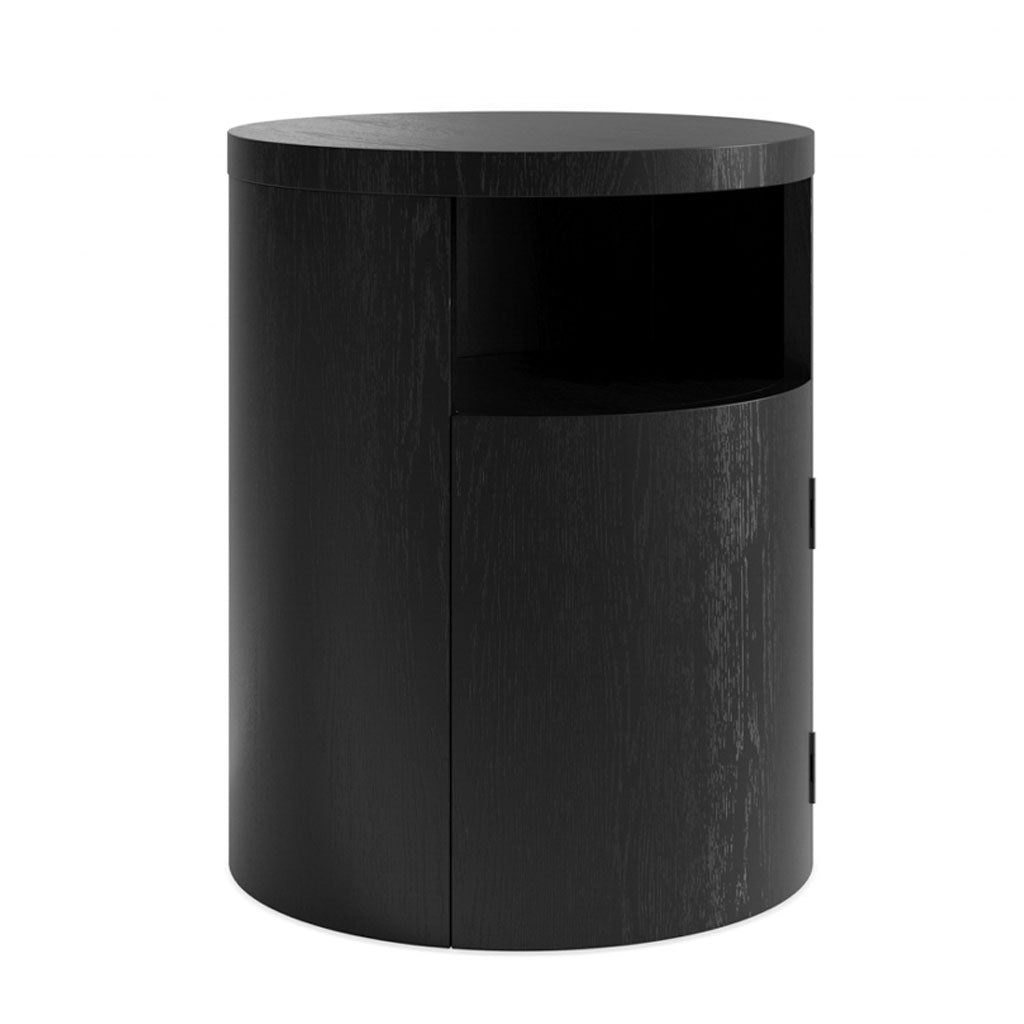 Wooden Bedside Cabinet With 1 Door - Yori