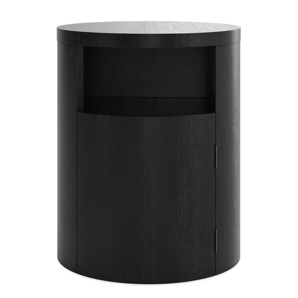 Wooden Bedside Cabinet With 1 Door - Yori