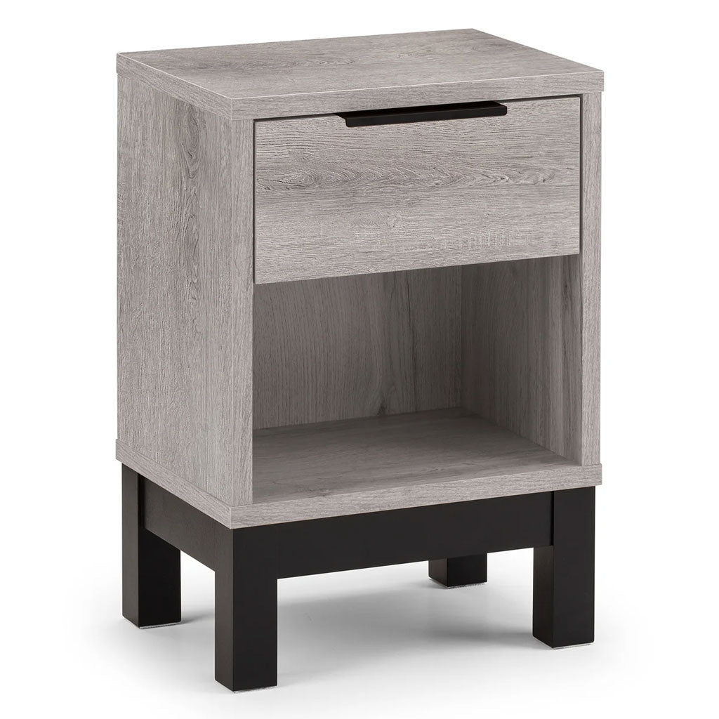Wooden Bedside Cabinet With 1 Drawer - Bali