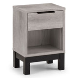 Wooden Bedside Cabinet With 1 Drawer - Bali
