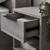 Wooden Bedside Cabinet With 1 Drawer - Bali