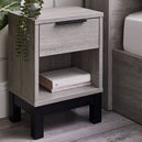 Wooden Bedside Cabinet With 1 Drawer - Bali