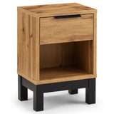 Wooden Bedside Cabinet With 1 Drawer - Bali