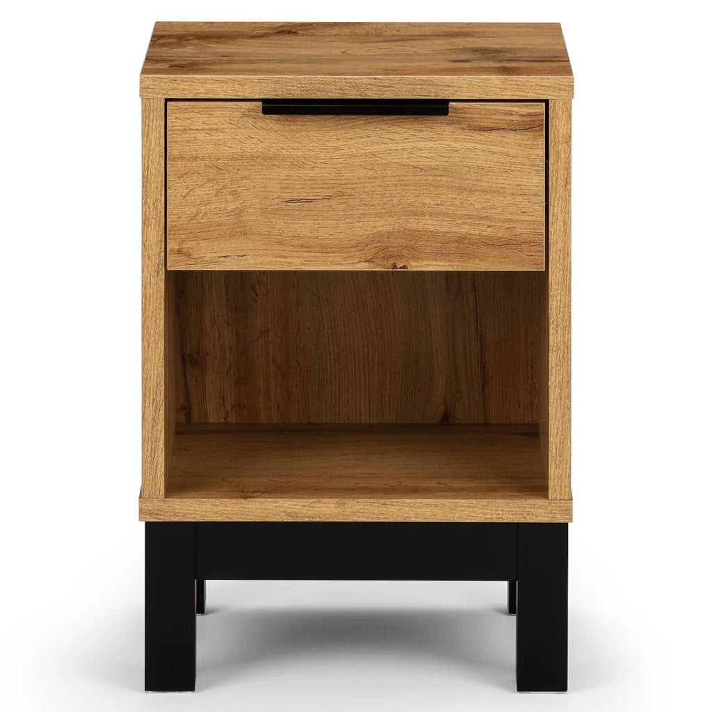 Wooden Bedside Cabinet With 1 Drawer - Bali