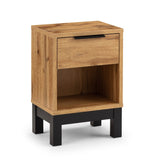 Wooden Bedside Cabinet With 1 Drawer - Bali