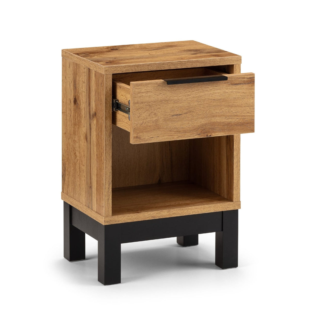 Wooden Bedside Cabinet With 1 Drawer - Bali