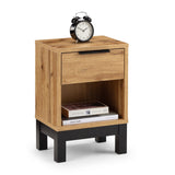 Wooden Bedside Cabinet With 1 Drawer - Bali