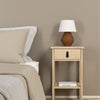 Wooden Bedside Cabinet With 1 Drawer - Barcelona