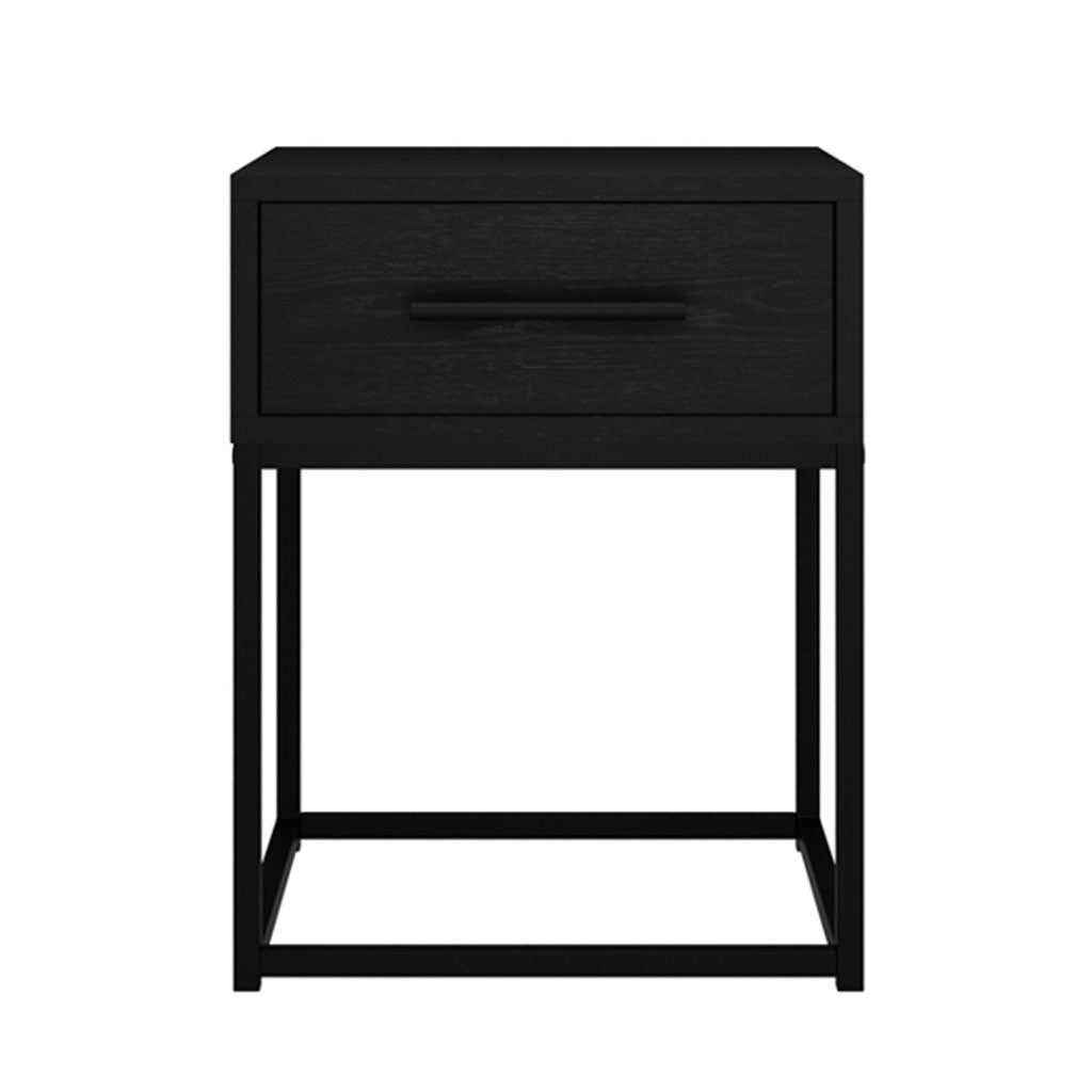 Wooden Bedside Cabinet With 1 Drawer - Bray