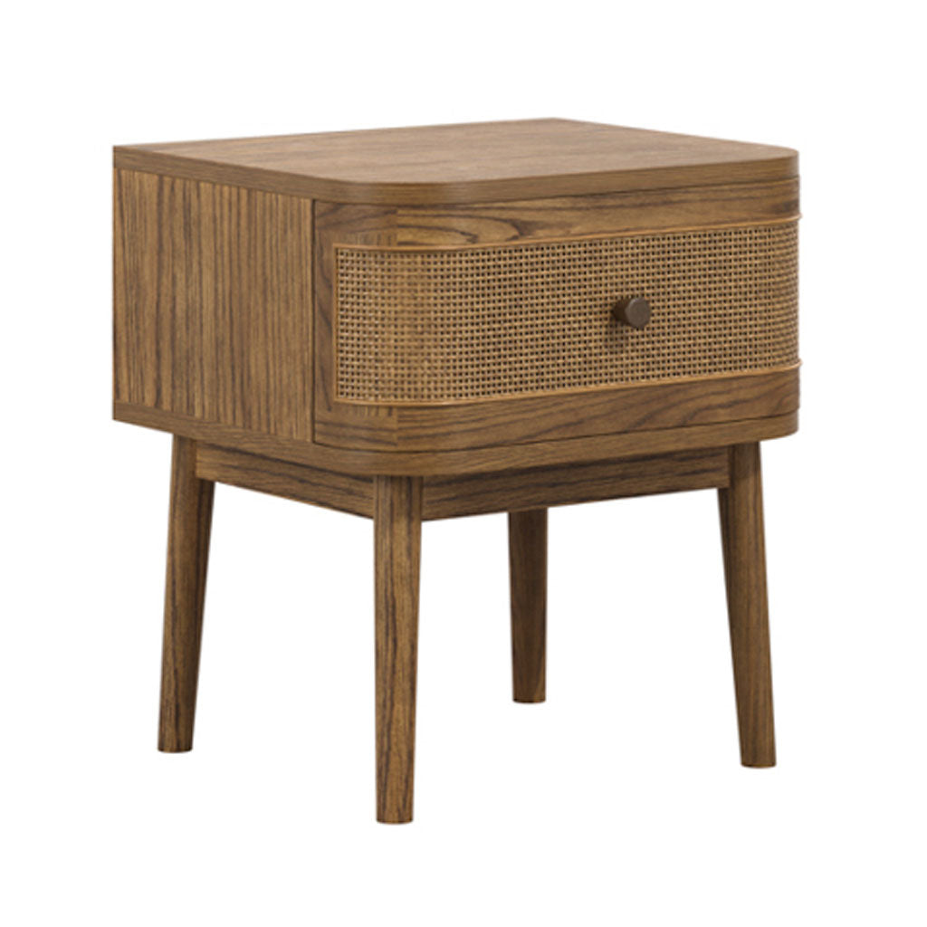 Wooden Bedside Cabinet With 1 Drawer - Callie