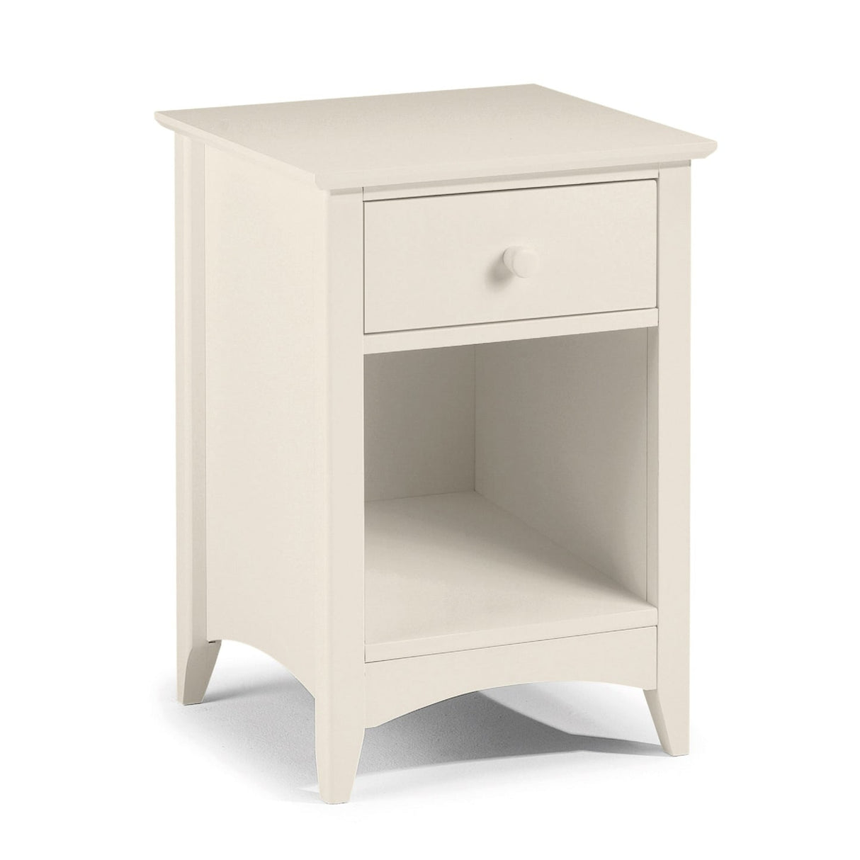 Wooden Bedside Cabinet With 1 Drawer - Cameo