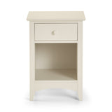 Wooden Bedside Cabinet With 1 Drawer - Cameo