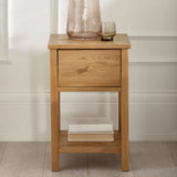 Wooden Bedside Cabinet With 1 Drawer - Coxmoor