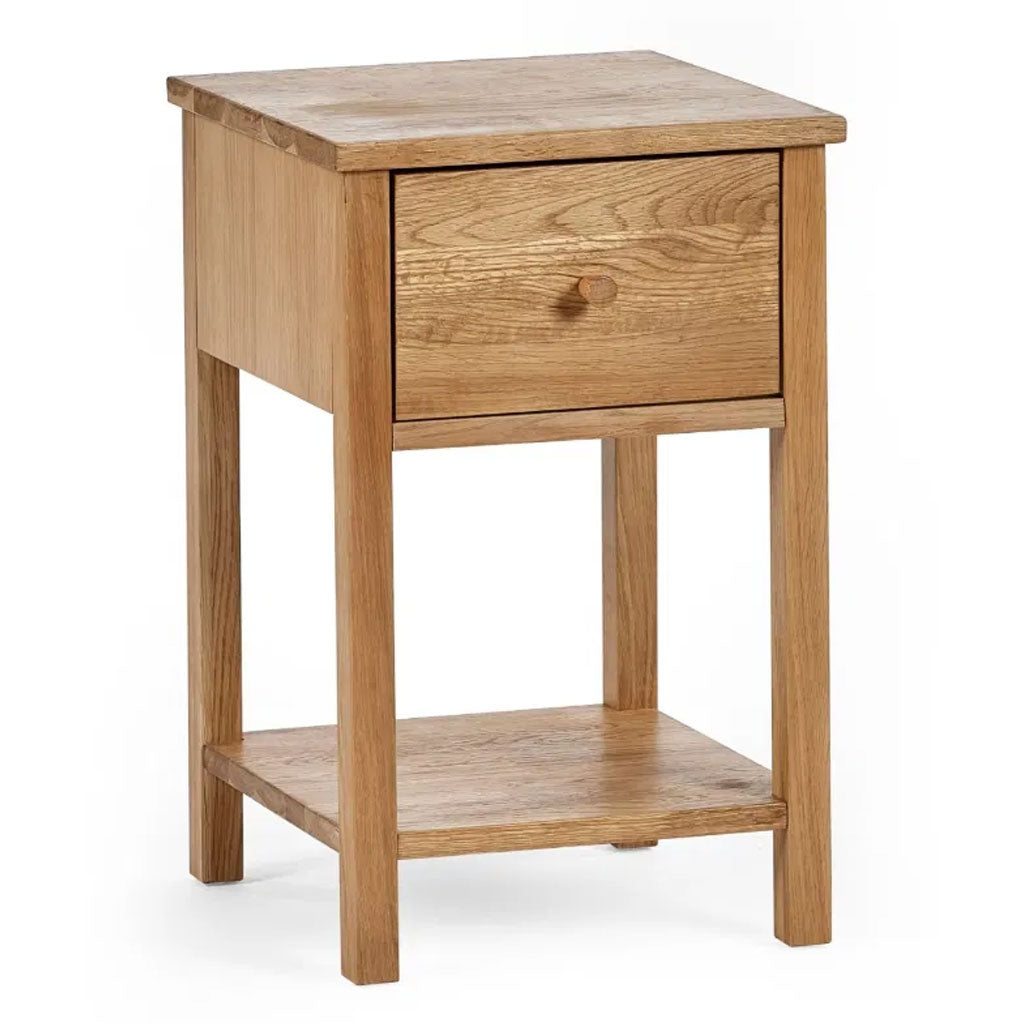 Wooden Bedside Cabinet With 1 Drawer - Coxmoor