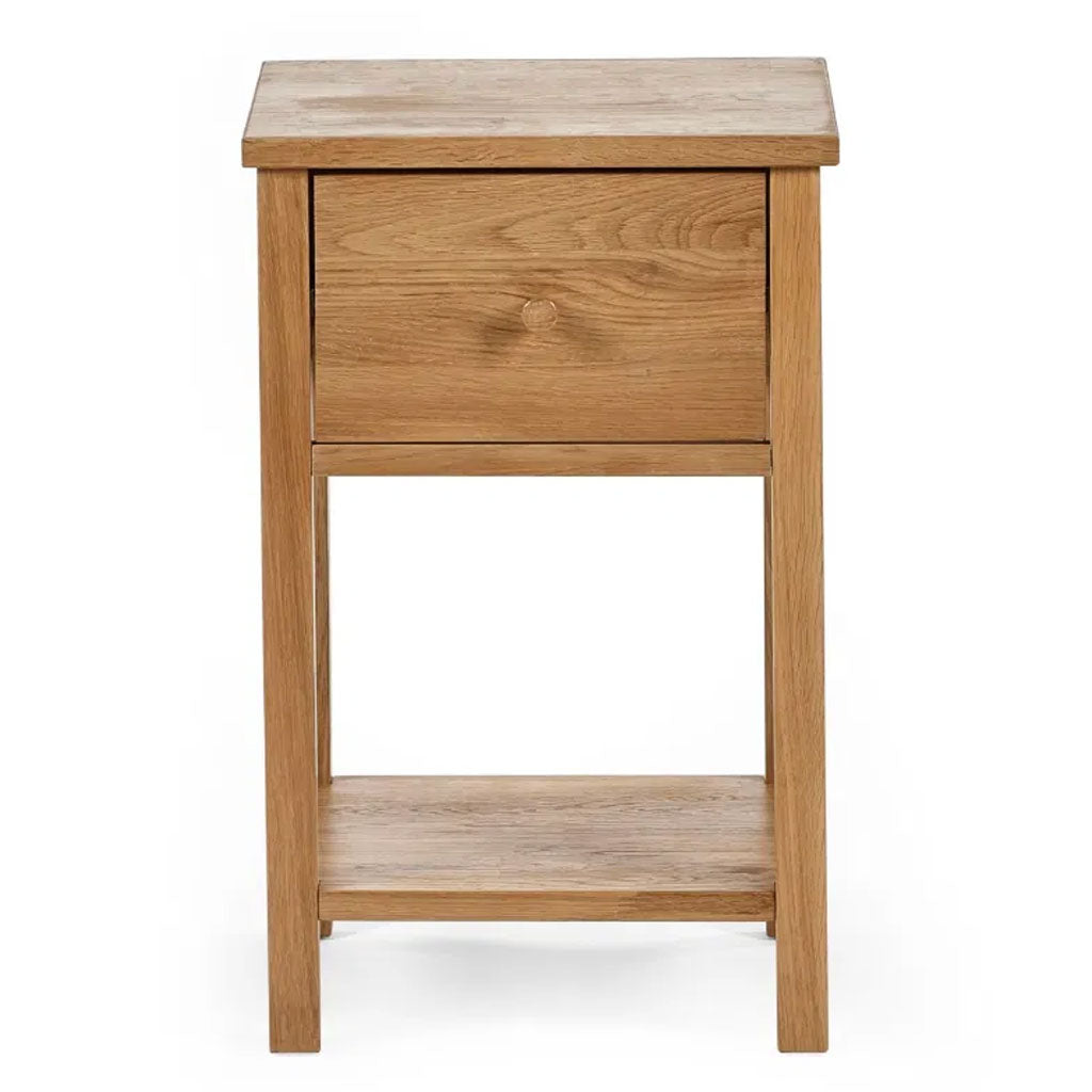Wooden Bedside Cabinet With 1 Drawer - Coxmoor