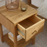 Wooden Bedside Cabinet With 1 Drawer - Coxmoor