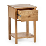 Wooden Bedside Cabinet With 1 Drawer - Coxmoor