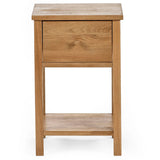 Wooden Bedside Cabinet With 1 Drawer - Coxmoor