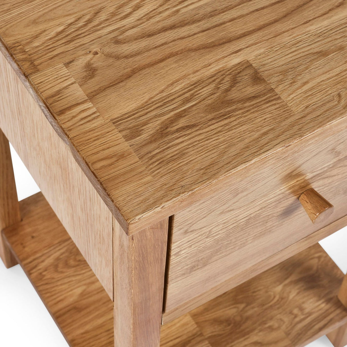 Wooden Bedside Cabinet With 1 Drawer - Coxmoor